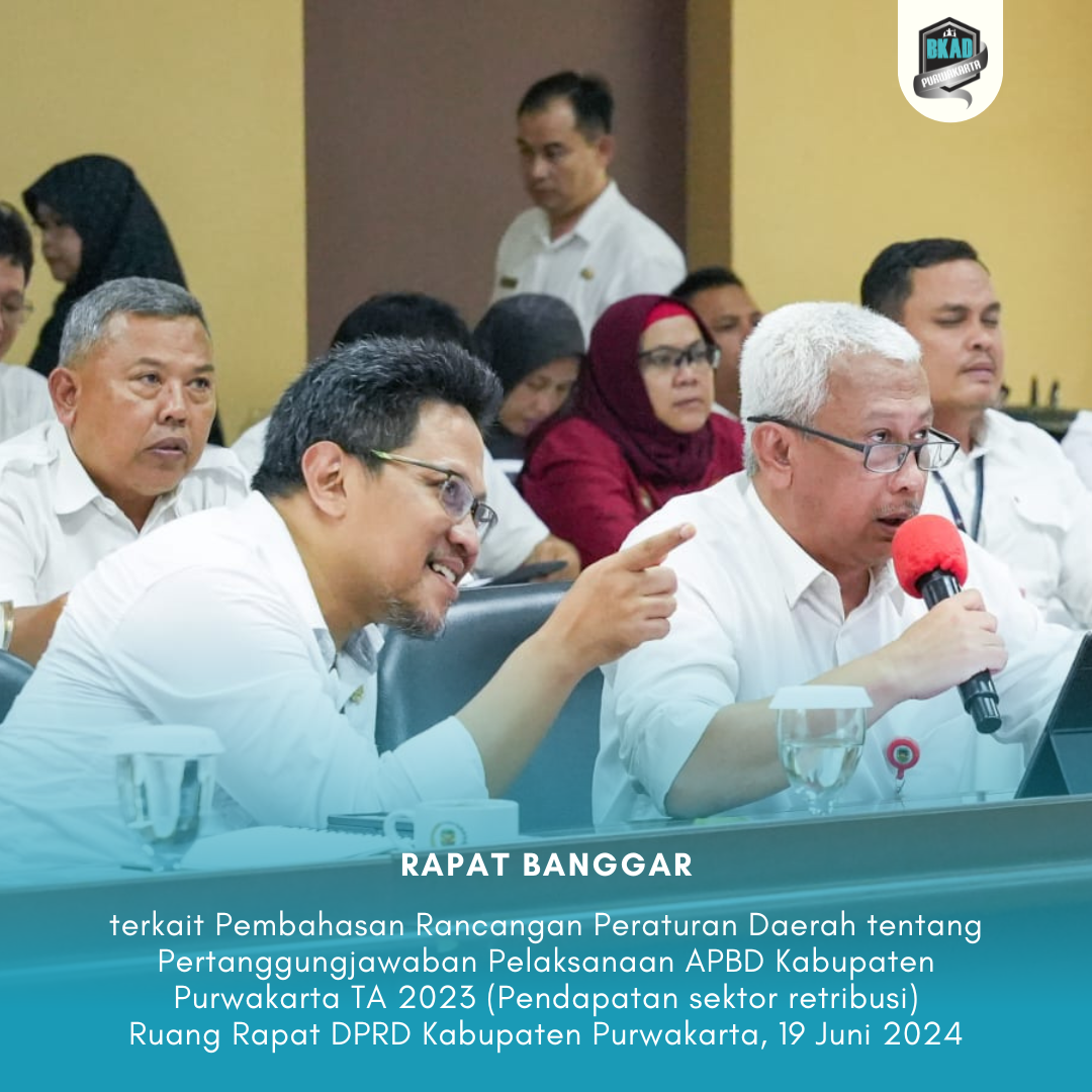 Rapat Badan Anggaran DPRD Kabupaten Purwakarta