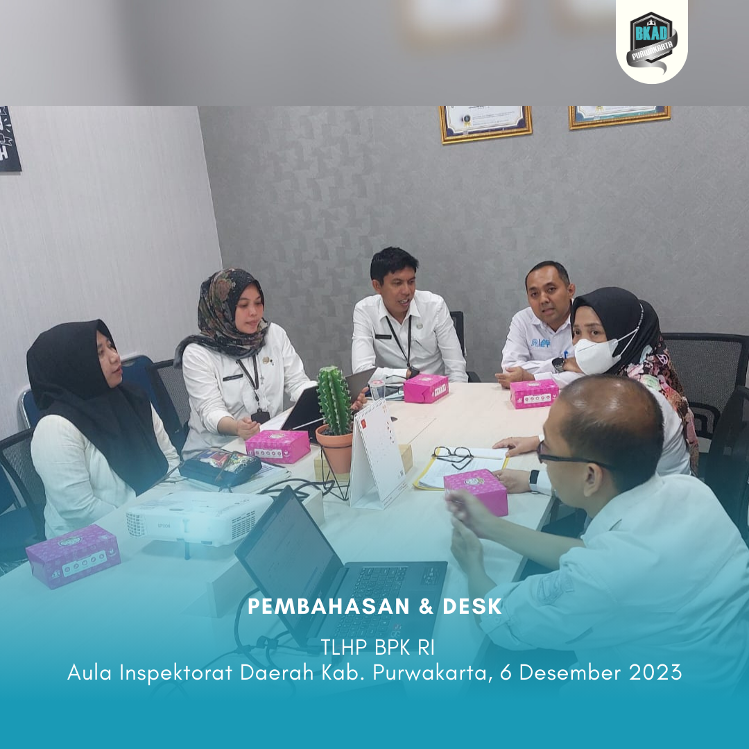 Undangan Pembahasan & Desk Tindak Lanjut Temuan Hasil Pemeriksaan BPK RI