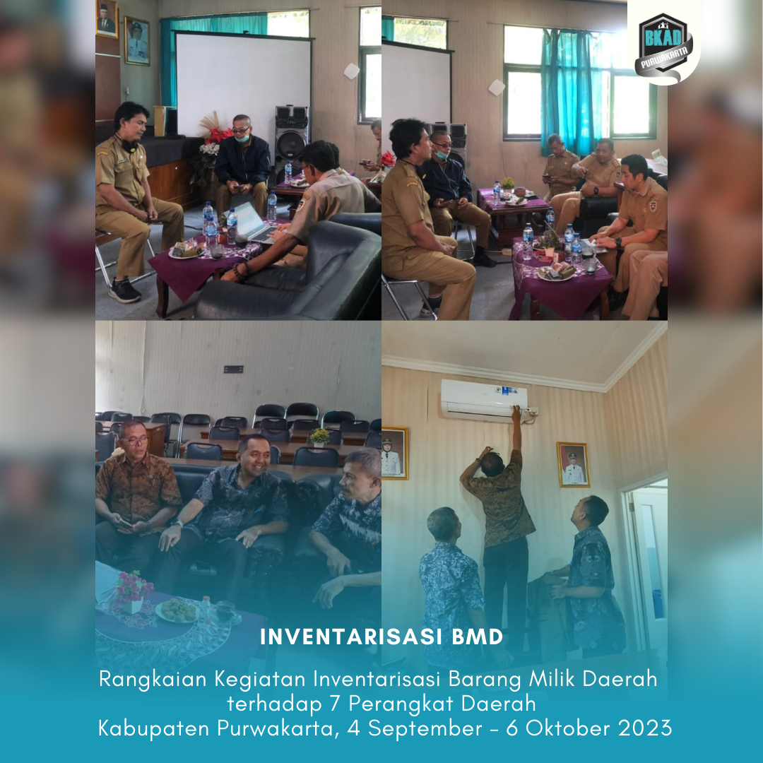 Inventarisasi Barang Milik Daerah terhadap 7 Perangkat Daerah