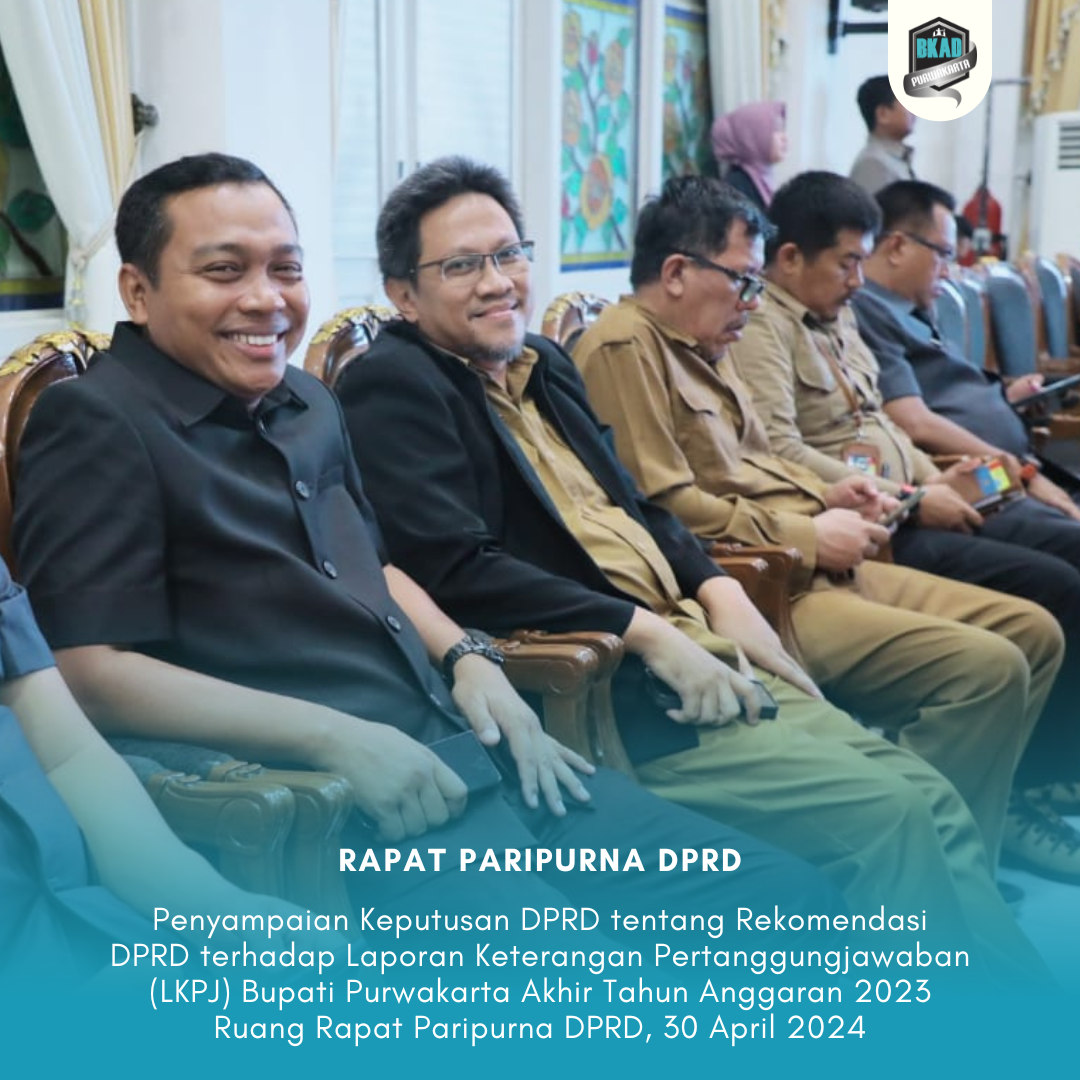 Rapat Paripurna DPRD Penyampaian Keputusan DPRD