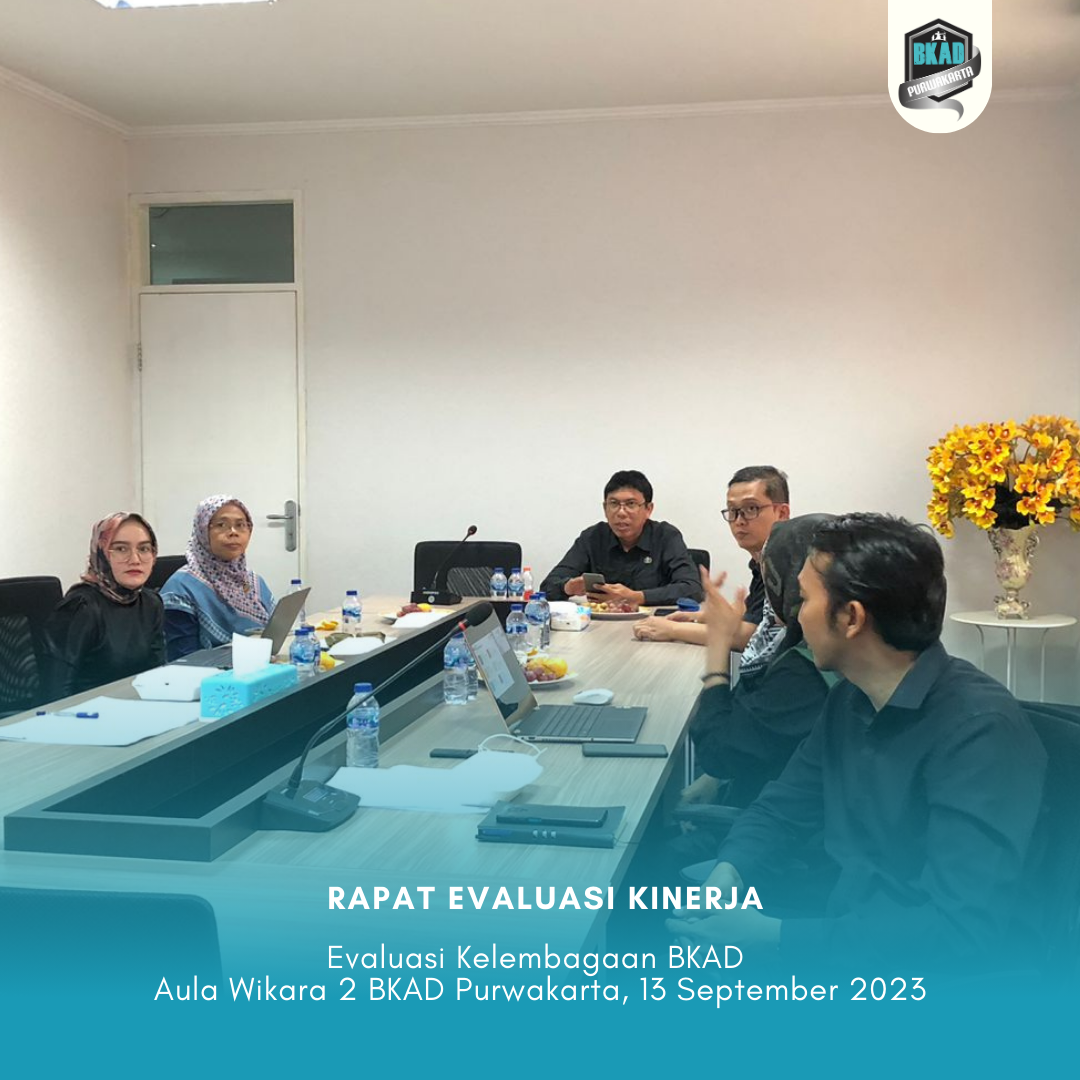 Rapat Evaluasi terkait Evaluasi Kelembagaan