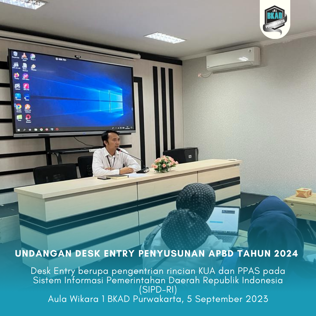 Bimbingan Teknis SIPD-RI untuk Penyusunan APBD Tahun 2024