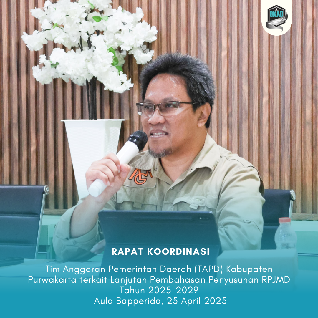 Rapat Tim Anggaran Pemerintah Daerah (TAPD) Kabupaten Purwakarta