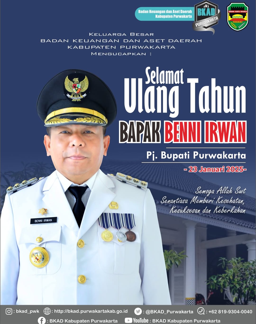 Selamat Ulang Tahun Pj. Bupati Purwakarta