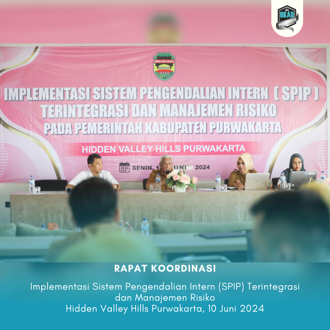 Rapat Implementasi Sistem Pengendalian Intern (SPIP) Terintegrasi dan Manajemen Risiko