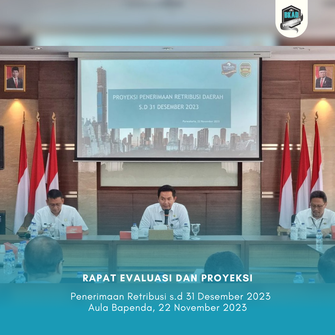 Rapat Evaluasi dan Proyeksi Penerimaan Retribusi s.d 31 Desember 2023