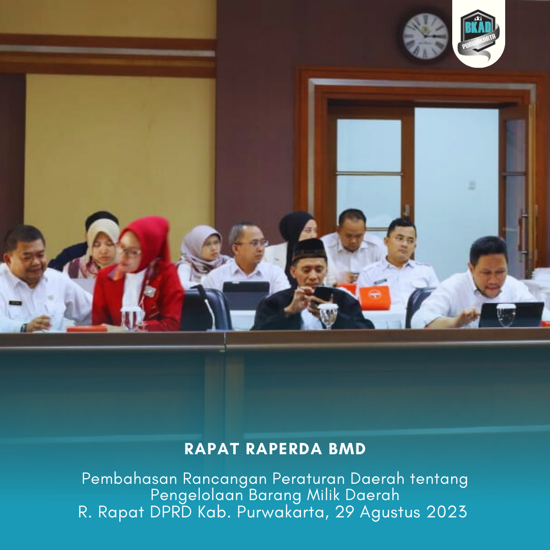 Pembahasan Rancangan Peraturan Daerah mengenai Pengelolaan Barang Milik Daerah