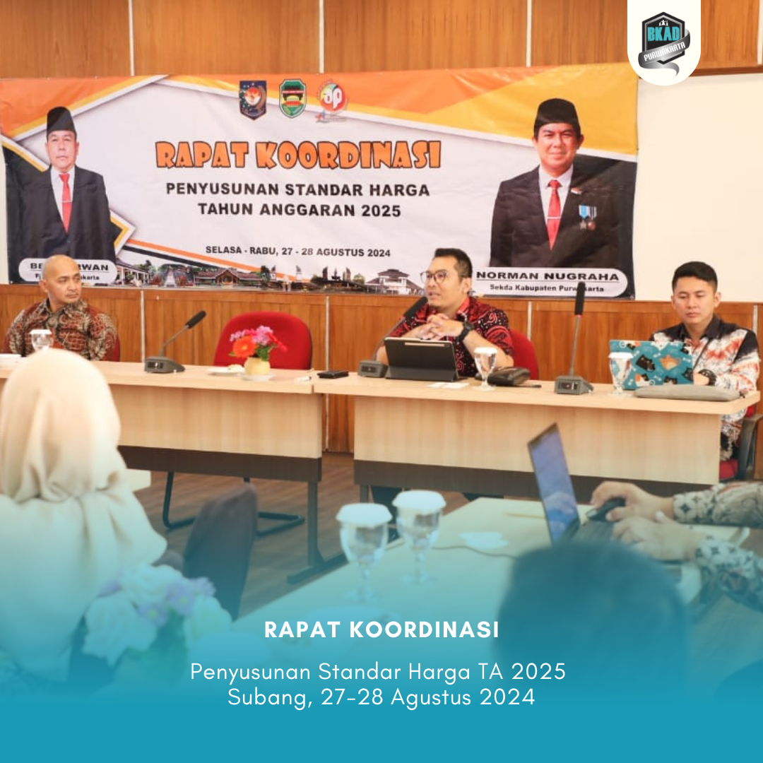Rapat Koordinasi Penyusunan Standar Harga TA 2025