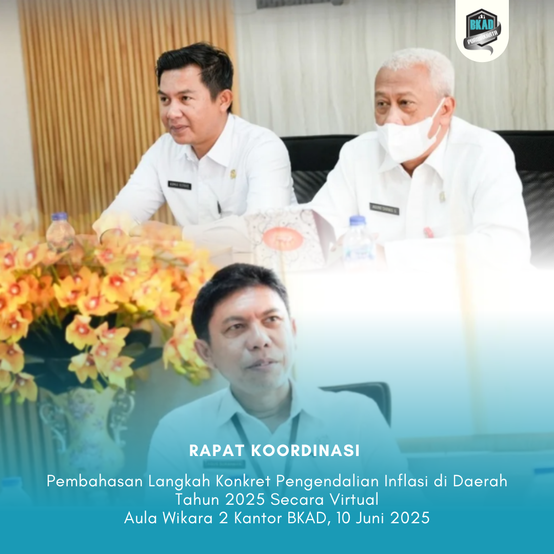 Rapat Koordinasi Pembahasan Langkah Konkret Pengendalian Inflasi di Daerah Tahun 2025