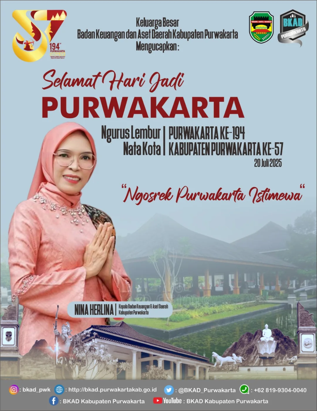 Selamat Hari Jadi Purwakarta ke 194 - Kabupaten Purwakarta ke - 57