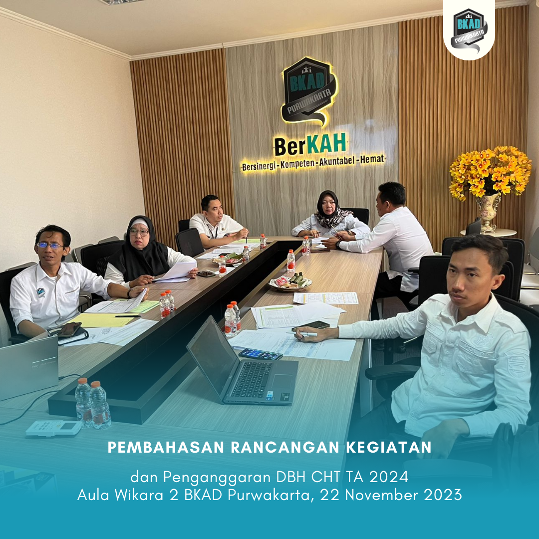 Pembahasan Rancangan Kegiatan dan Penganggaran DBH CHT TA 2024