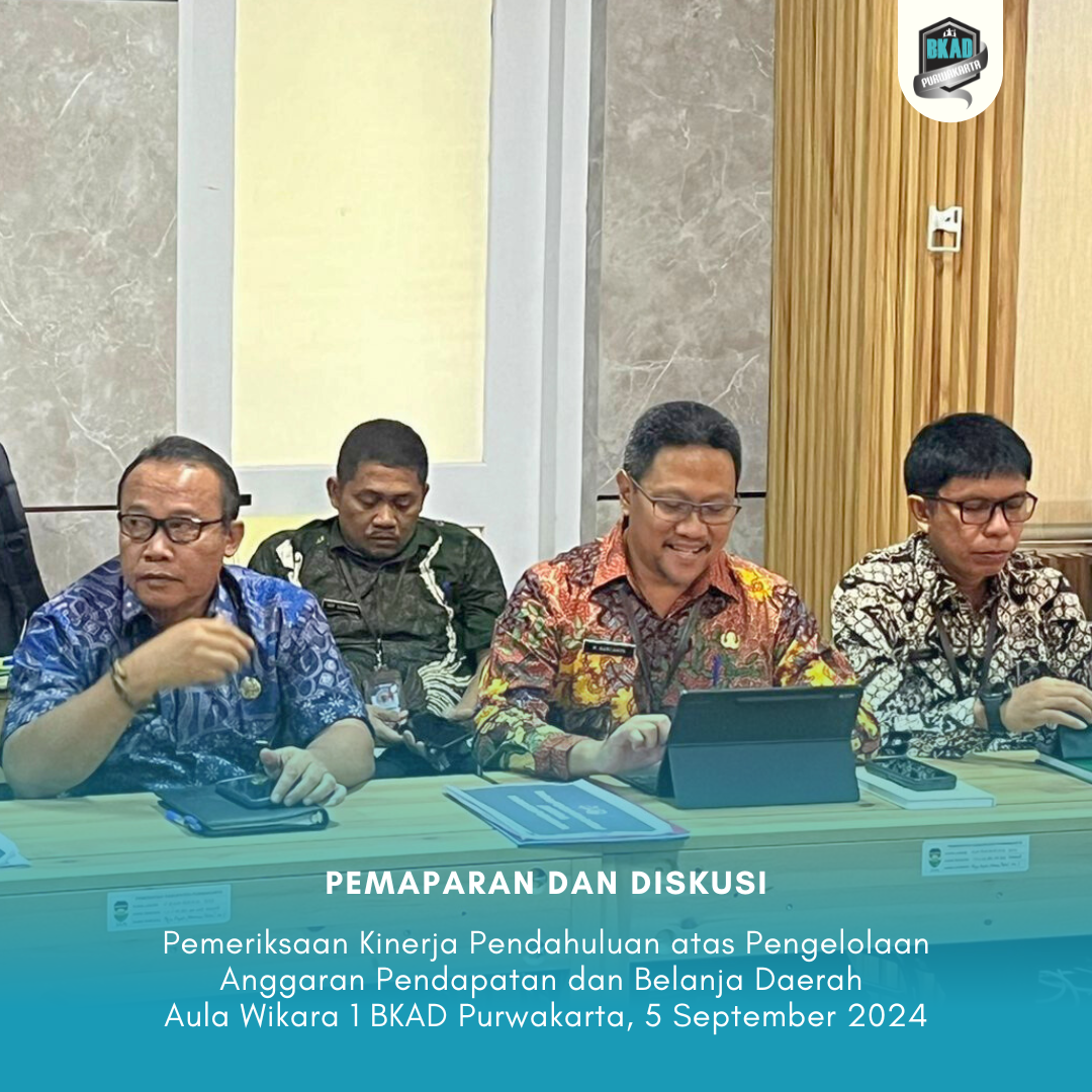 Public Expose Pemeriksaan Kinerja Pendahuluan atas Pengelolaan Anggaran Pendapatan dan Belanja Daerah