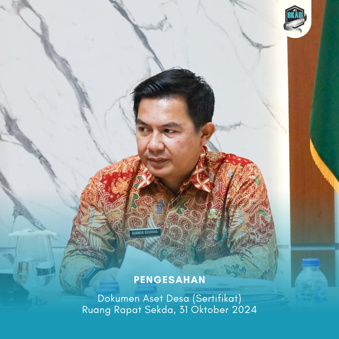 Pengesahan sekaligus Penyerahan Dokumen Aset Desa (Sertifikat)