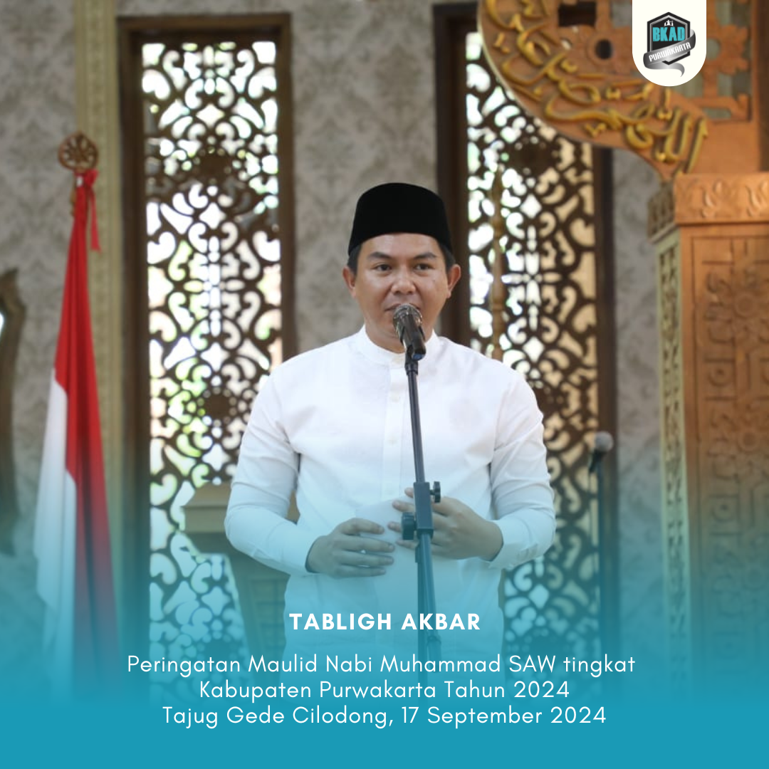 Peringatan Maulid Nabi Muhammad SAW tingkat Kabupaten Purwakarta Tahun 2024