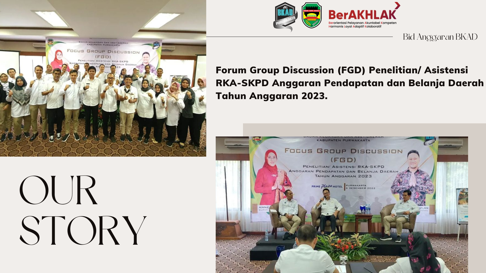 Forum Group Discussion (FGD) Penelitian Asistensi RKA-SKPD Anggaran Pendapatan dan Belanja Daerah Tahun Anggaran 2023.