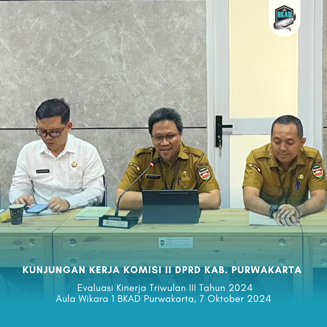 Menerima Kunjungan Kerja Komisi II DPRD Kabupaten Purwakarta