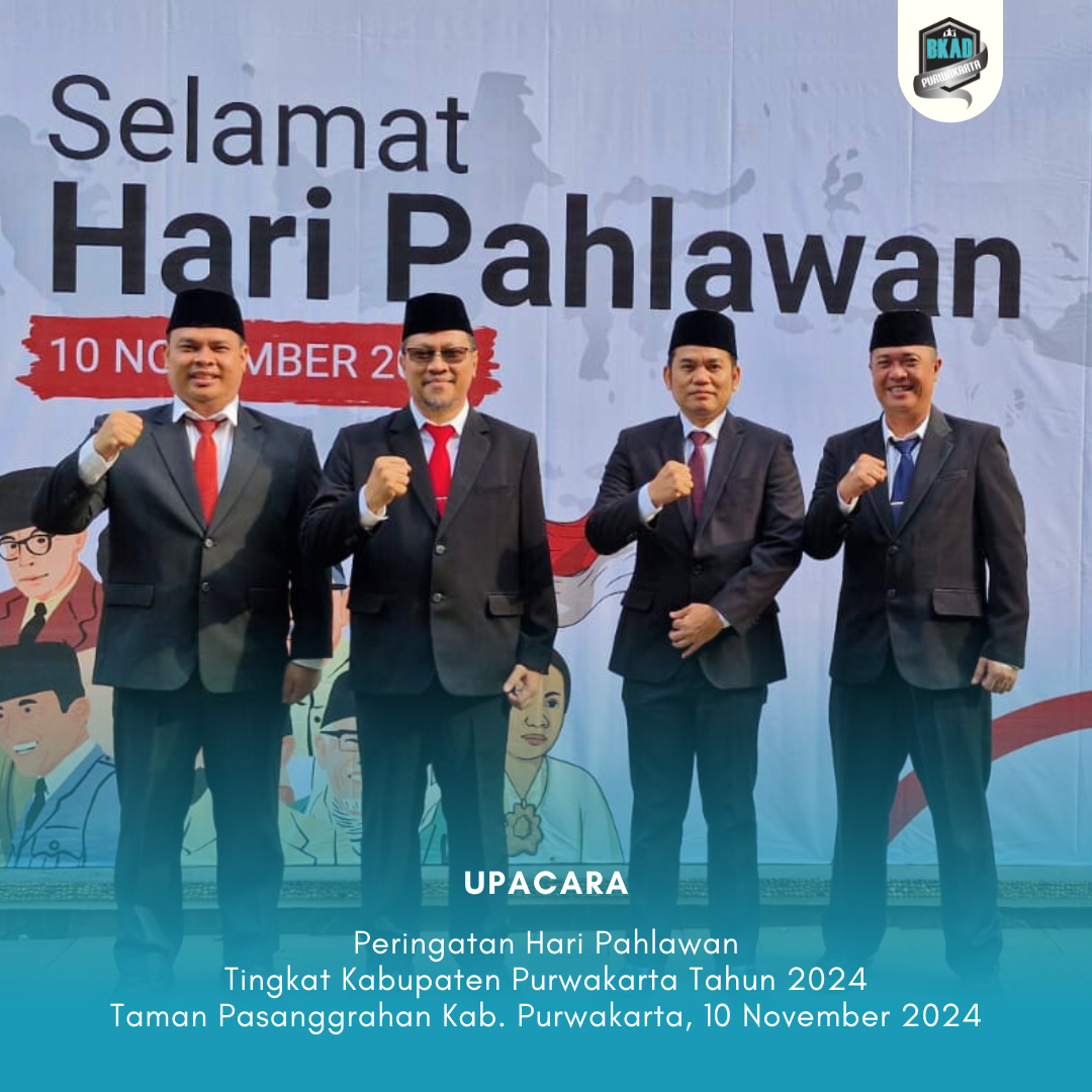 Upacara Peringatan Hari Pahlawan Tingkat Kabupaten Purwakarta Tahun 2024