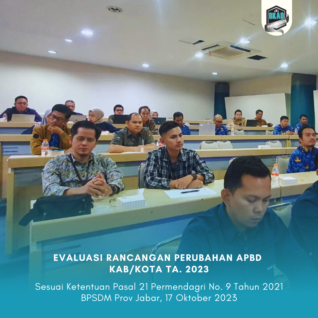 Pelaksanaan Evaluasi terhadap Rancangan Perubahan APBD Kabupaten/Kota TA. 2023