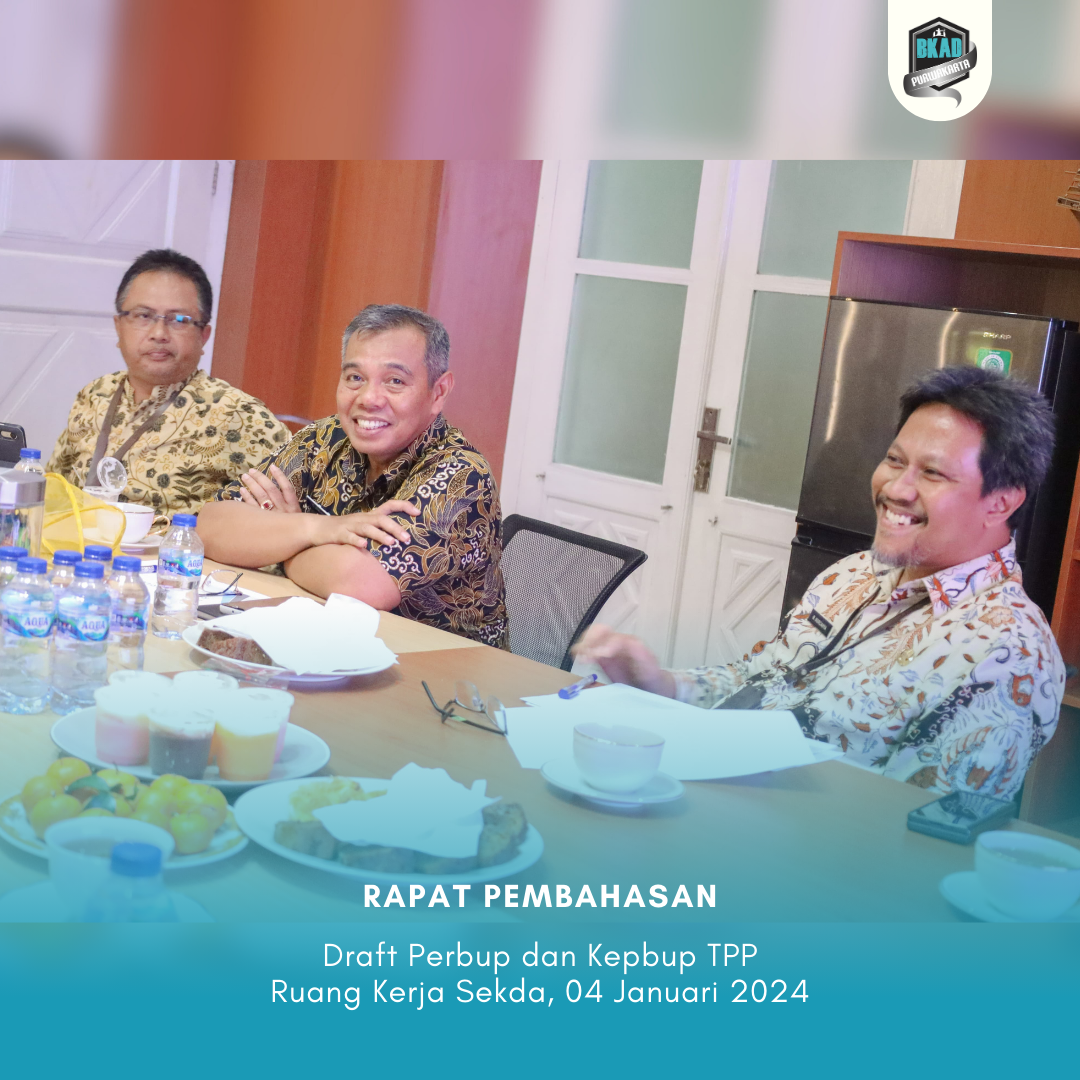 Rapat Pembahasan Draft Perbup dan Kepbup TPP