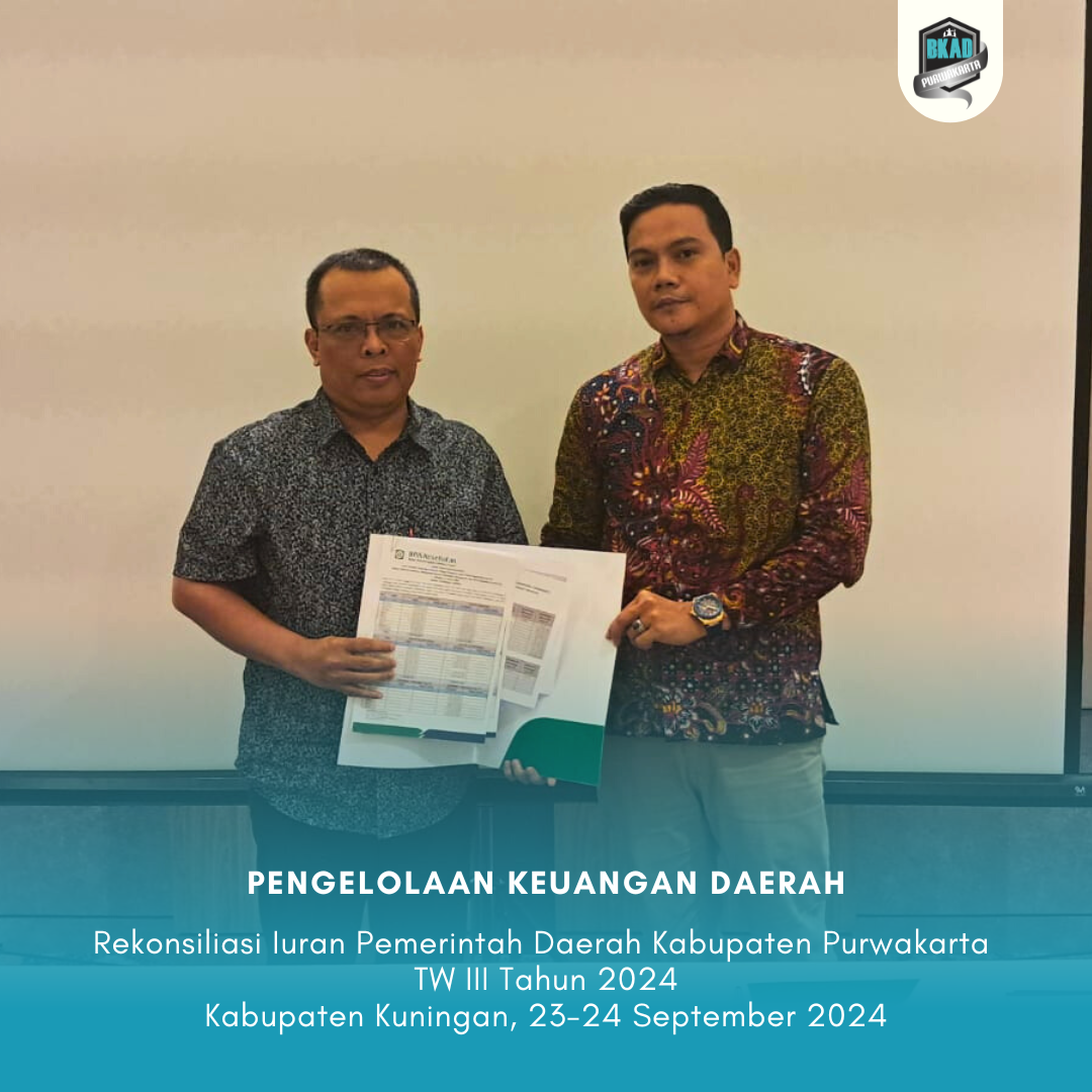 Rekonsiliasi Iuran Pemerintah Daerah Kab. Purwakarta TW III Tahun 2024