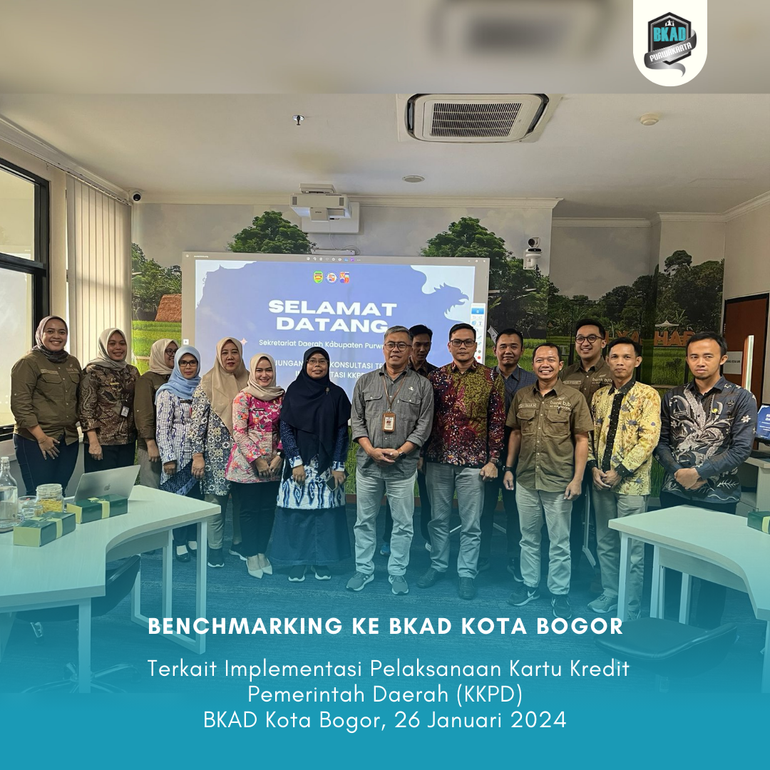 Kegiatan Benchmarking ke BPKAD Kota Bogor terkait Implementasi Pelaksanaan Kartu Kredit Pemerintah Daerah (KKPD)